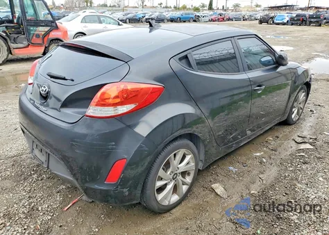 2016 Hyundai Veloster z USA, uszkodzony, nr VIN KMHTC6AD1GU257515